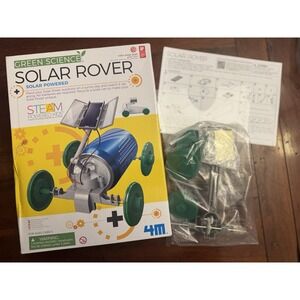 NEW 4M Green Science Solar Rover, DIY STEAM Powered Kids Science Kit